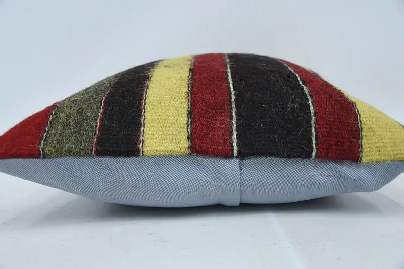 Vintage Pillow, Pillow Cover, Home Decor Pillow, 20x20 Red Cushion Cover, Vintage Cushion Case, Kilim Pillow, Handmade Pillow Case, Bolster Pillow - 5