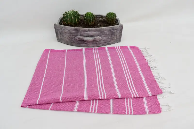 Banyo havlu, özel Türk havlu, aile hediyesi, düğün hediyesi, Türk el havlu, monogramlı Türk havlu, 40x24 pamuklu çizgili havlu - 7
