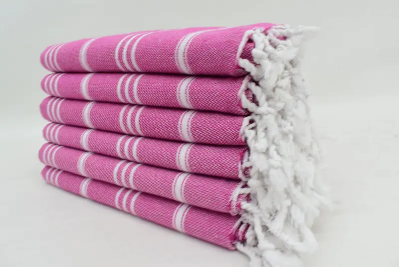 Banyo havlu, özel Türk havlu, aile hediyesi, düğün hediyesi, Türk el havlu, monogramlı Türk havlu, 40x24 pamuklu çizgili havlu - 4
