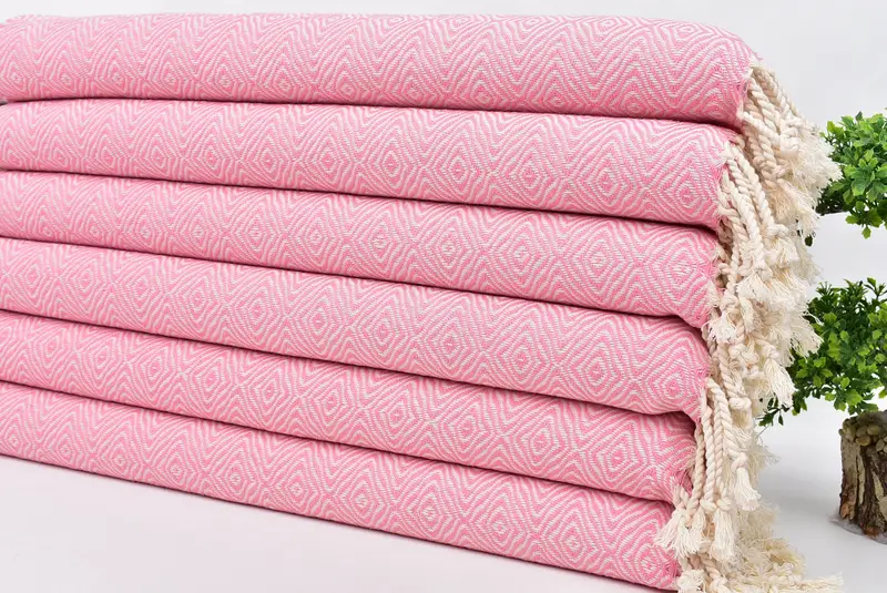 36x18 Cotton Zigzag Diamond Towel, Custom Name Towel, Personalized Gifts, Kitchen Towel, Wedding Gift For Bride, Gifts For Him, Monogram Hand Towel - 3