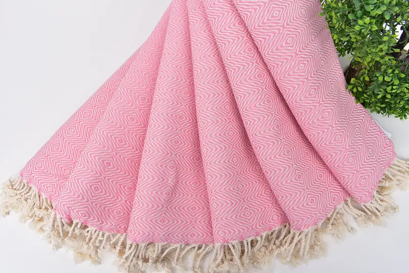 36x18 Cotton Zigzag Diamond Towel, Custom Name Towel, Personalized Gifts, Kitchen Towel, Wedding Gift For Bride, Gifts For Him, Monogram Hand Towel - 4