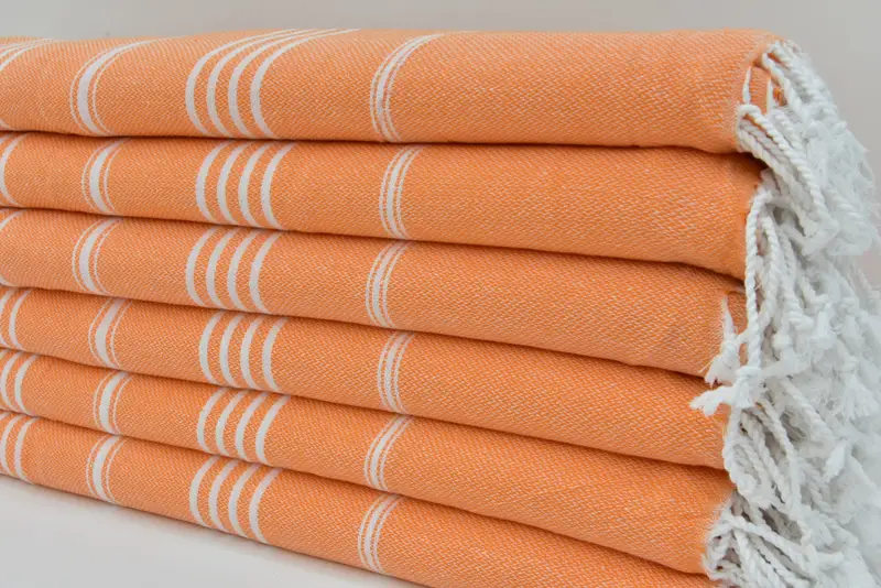 Authentic Turkish hammam peshtemal, Cotton towel, 70x40 Cotton Striped Towel, Thin towel, Holiday Towel, Spa Gift, Bulk Order Towel, Organic towel - 2