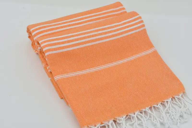 Authentic Turkish hammam peshtemal, Cotton towel, 70x40 Cotton Striped Towel, Thin towel, Holiday Towel, Spa Gift, Bulk Order Towel, Organic towel - 7