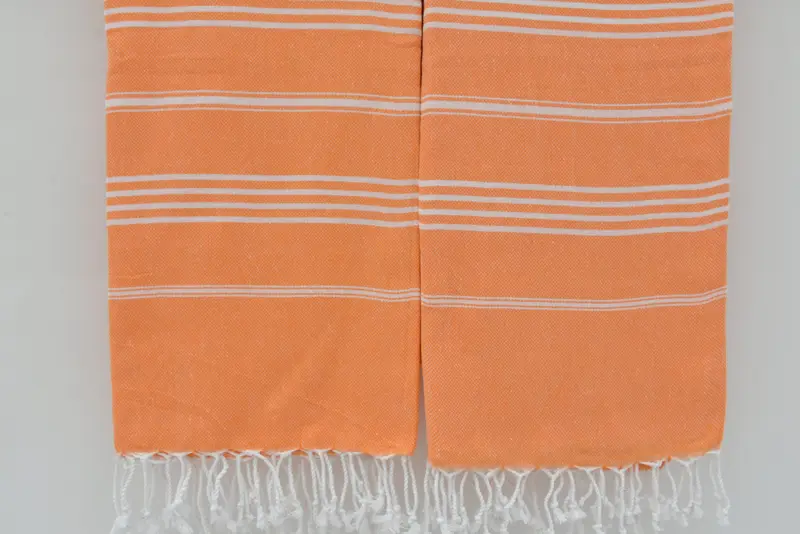 Authentic Turkish hammam peshtemal, Cotton towel, 70x40 Cotton Striped Towel, Thin towel, Holiday Towel, Spa Gift, Bulk Order Towel, Organic towel - 4