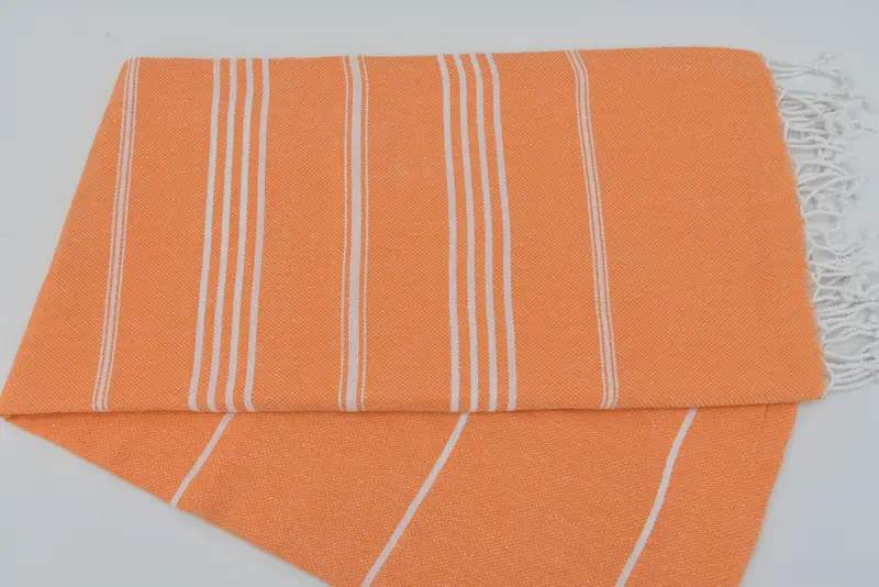 Authentic Turkish hammam peshtemal, Cotton towel, 70x40 Cotton Striped Towel, Thin towel, Holiday Towel, Spa Gift, Bulk Order Towel, Organic towel - 5