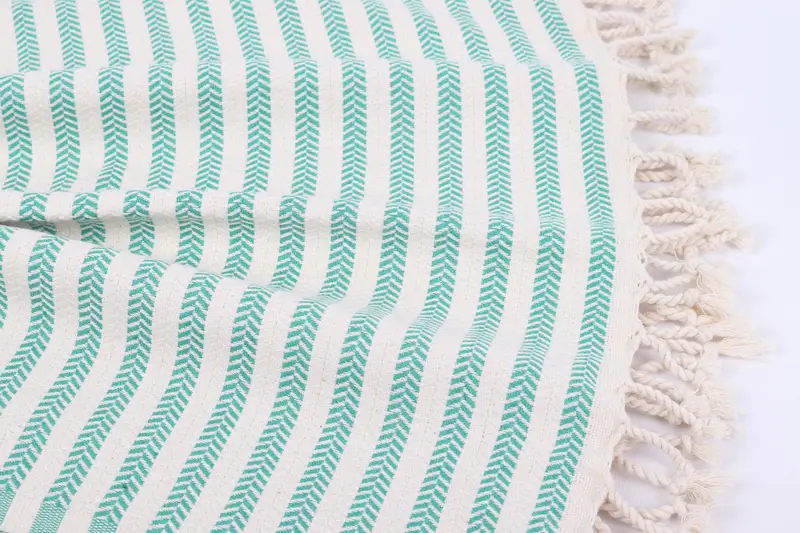 Bachelorette Party Favors, Summer Gift, Bridal Gifts, Beach Size Towel, 70x40 Cotton Chevron Towel, Best Friend Wedding Gift, Gift For Him - 8