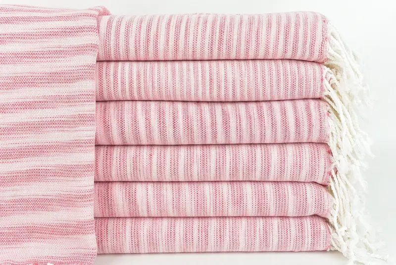 Handmade Gift, Quick-dry towel, Turkish beach towel, Best Friend Gift, 76x38 Cotton Flat Towel, Absorbent Turkish peshtemal towel for beach use - 1