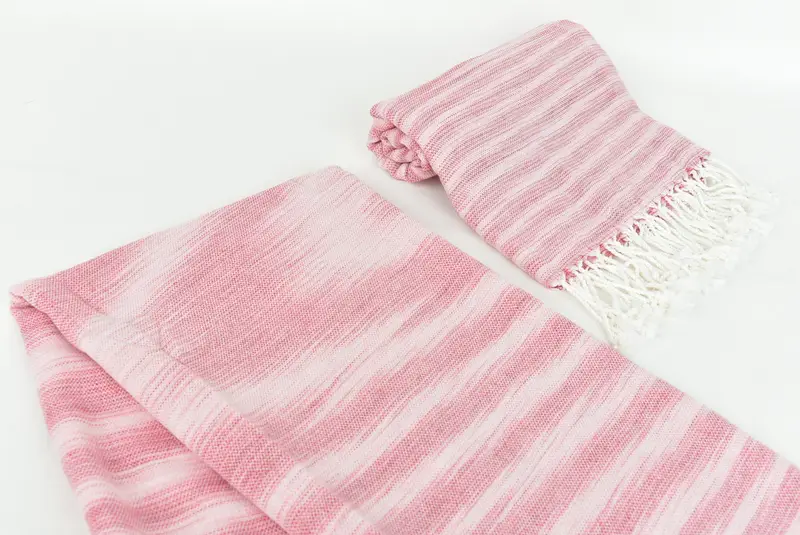 Handmade Gift, Quick-dry towel, Turkish beach towel, Best Friend Gift, 76x38 Cotton Flat Towel, Absorbent Turkish peshtemal towel for beach use - 6