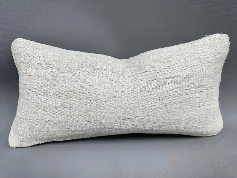 Gift Pillow, Handmade Kilim Cushion, Pillow for Sofa, 8x16 White Pillow Case, Neutral Pillow, Pillow, Bright Pillow, Couch Cushion Case - 1