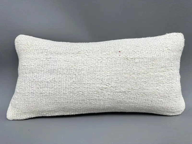 Gift Pillow, Handmade Kilim Cushion, Pillow for Sofa, 8x16 White Pillow Case, Neutral Pillow, Pillow, Bright Pillow, Couch Cushion Case - 4