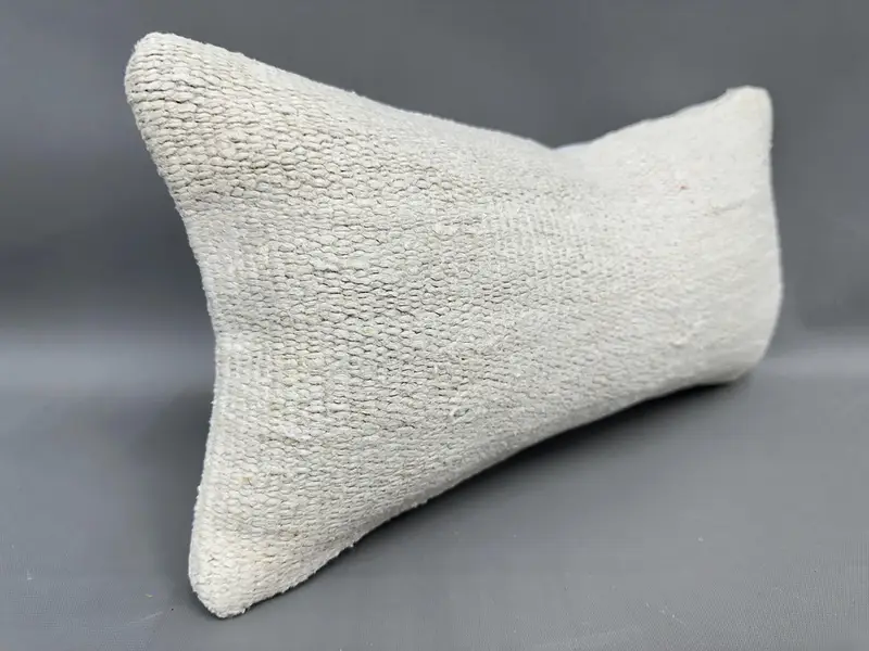 Gift Pillow, Handmade Kilim Cushion, Pillow for Sofa, 8x16 White Pillow Case, Neutral Pillow, Pillow, Bright Pillow, Couch Cushion Case - 2
