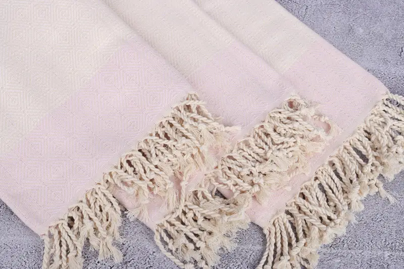 Bachelorette Party Gifts, Custom Towel Beach, Turkish beach towel, Embroidery Towel, 70x40 Cotton Diamond Towel, Xmas Gifts, Turkish hand towel - 5