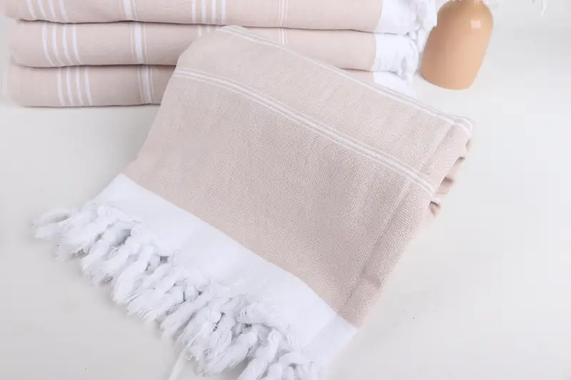 Absorbent towel, Custom Gifts, Beach towel, 70x36 Cotton Striped Terry Towel, Spa Towel, Decorative Towel, Friends Beach Towel, Beach Towel Gift - 4