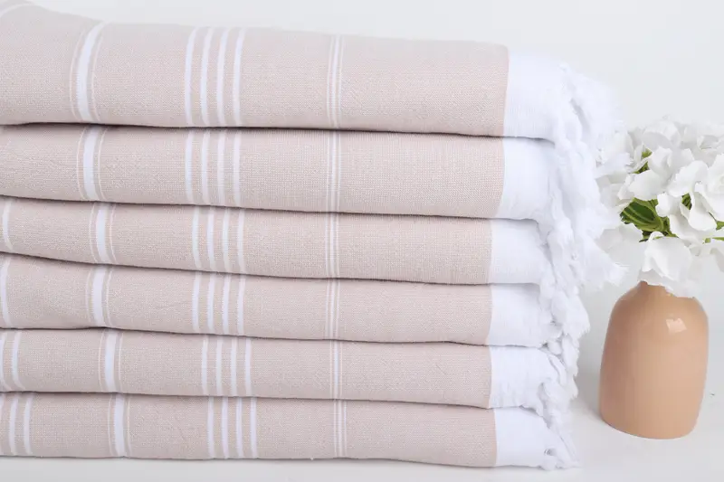 Absorbent towel, Custom Gifts, Beach towel, 70x36 Cotton Striped Terry Towel, Spa Towel, Decorative Towel, Friends Beach Towel, Beach Towel Gift - 3