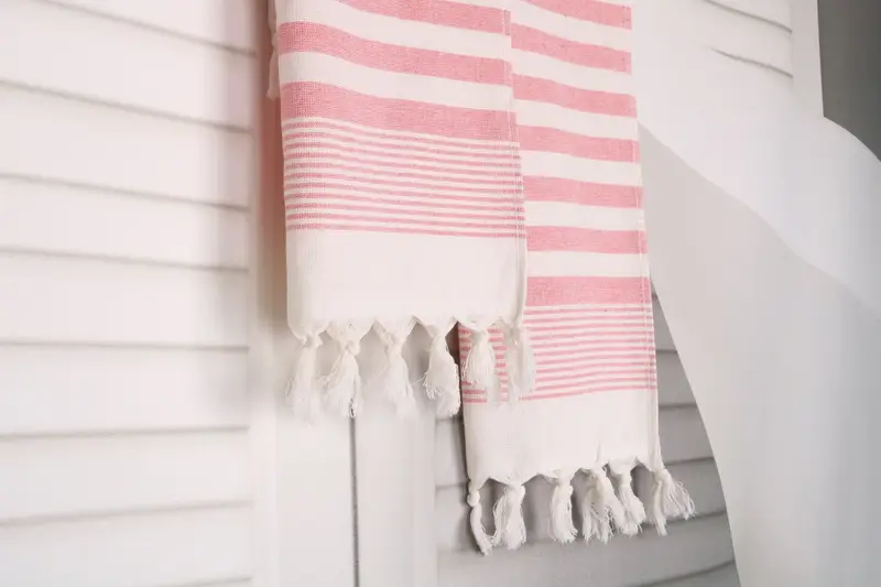 Monogram Hand Towel, Turkish Towel Hand Towel, 36x18 Cotton Striped Terry Towel, Best Wedding Gift, Turkish Tea Towel, Best Friend Gift Ideas - 8