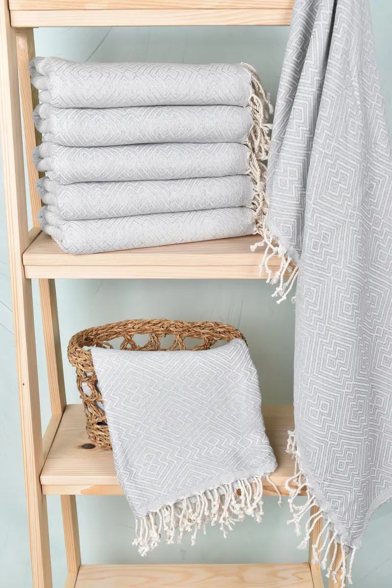 Valentines Gift, 76x40 Cotton Diamond Towel, Home Decor Gifts, Monogram Towels, Beach Size Towel, Travel towel, Bath towel, Custom Beach Towels - 3