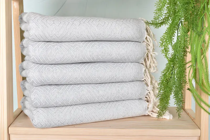 Valentines Gift, 76x40 Cotton Diamond Towel, Home Decor Gifts, Monogram Towels, Beach Size Towel, Travel towel, Bath towel, Custom Beach Towels - 2