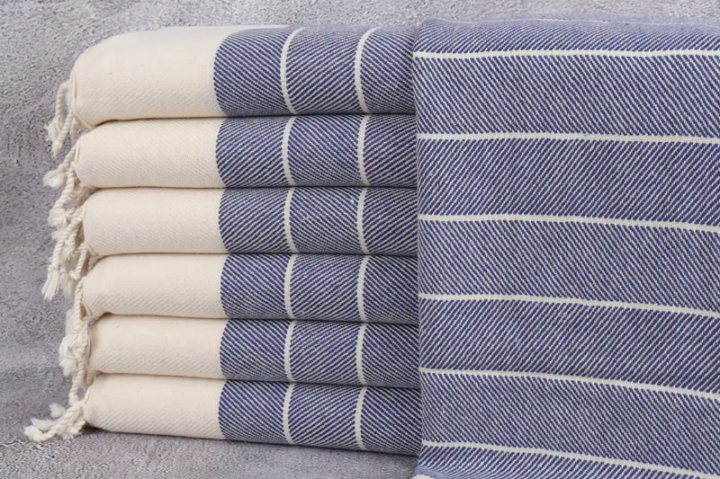 Custom Wedding Gift From Bridesmaid, Turkish Hand Towel, Handmade Gift, Bulk Order Towel, Kitchen Towel, Wedding Gift, 36x16 Cotton Striped Towel - 1