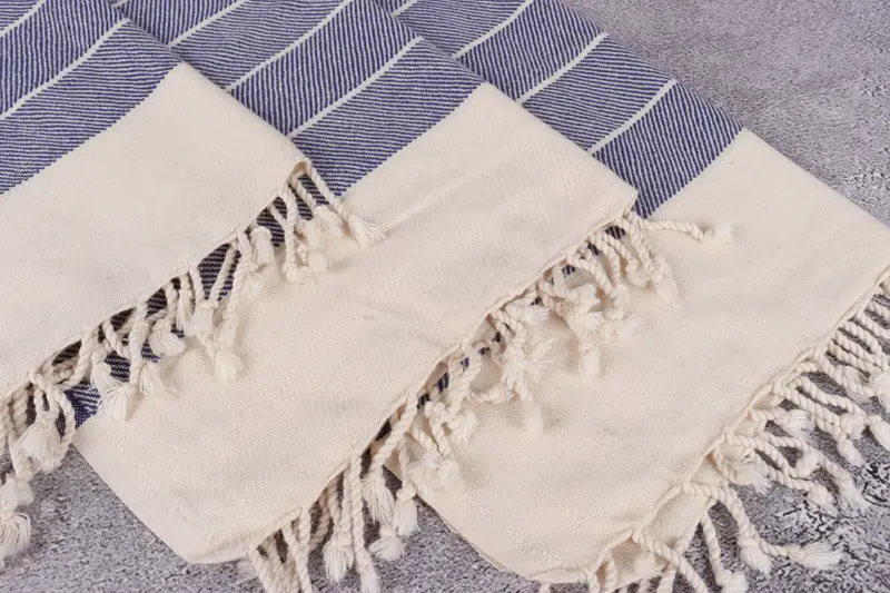 Custom Wedding Gift From Bridesmaid, Turkish Hand Towel, Handmade Gift, Bulk Order Towel, Kitchen Towel, Wedding Gift, 36x16 Cotton Striped Towel - 5