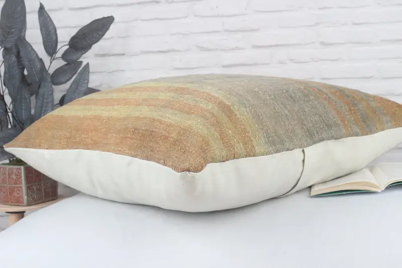 Wholesale Cushion, Turkish Kilim Pillow, Designer Throw Cushion, Home Decor Pillow, Boho Pillow Sham Cover, 28x28 Beige Pillow Sham, Cushion Case - 7