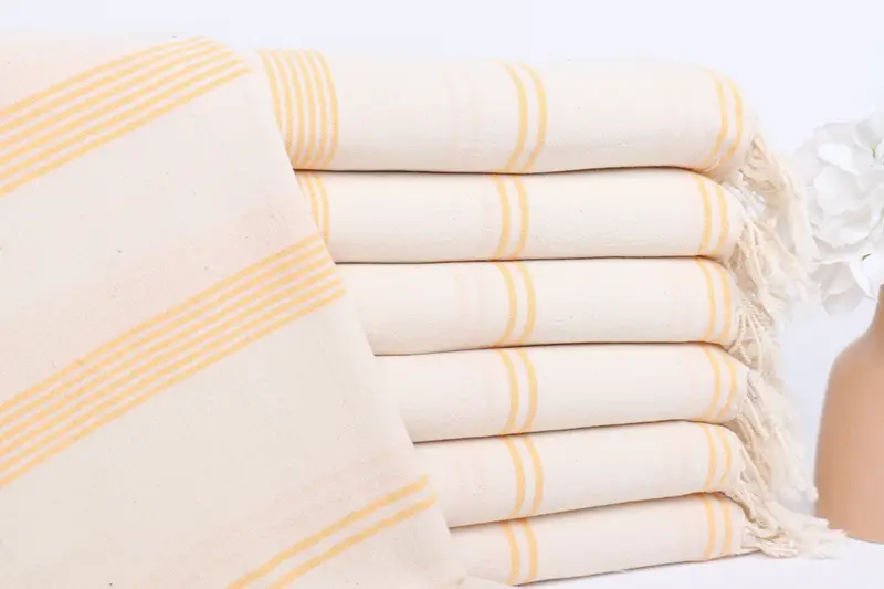 80x36 Cotton Striped Towel, Custom Towel, Luxury towel, Quick-dry peshtemal, Eco-friendly Turkish peshtemal towel, Valentines Day Gift For Him - 1
