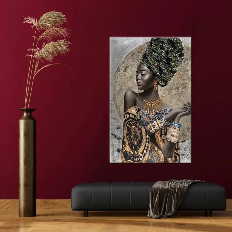 女性のシックな女の子の部屋のためのエレガントで豪華なキャンバスアート