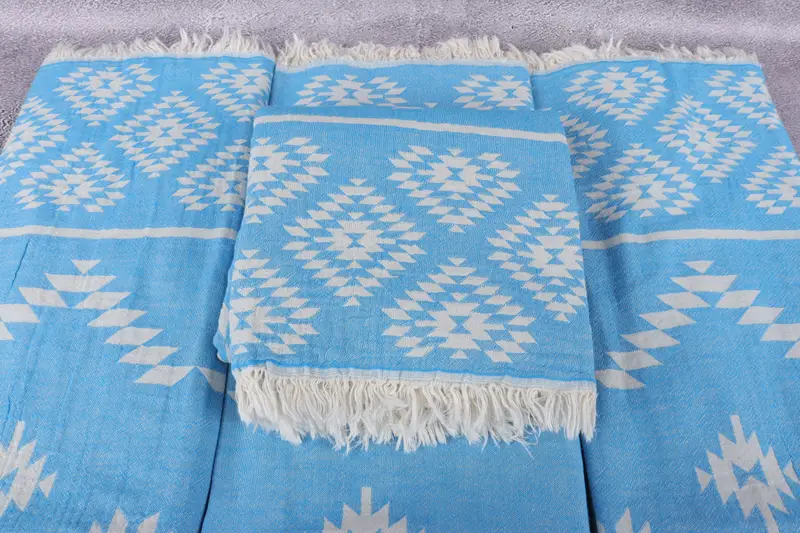 Gift For Her, Girls Weekend Getaways Ideas, Pool Towels, Monogrammed Beach Towel, 70x36 Cotton Kilim Towel, Bachelor Gifts, Boyfriend Christmas Gift - 5