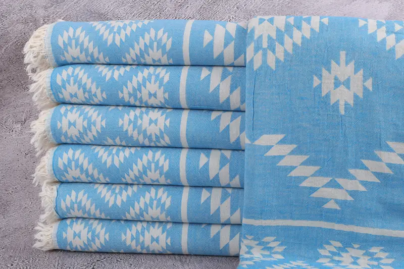 Gift For Her, Girls Weekend Getaways Ideas, Pool Towels, Monogrammed Beach Towel, 70x36 Cotton Kilim Towel, Bachelor Gifts, Boyfriend Christmas Gift - 2