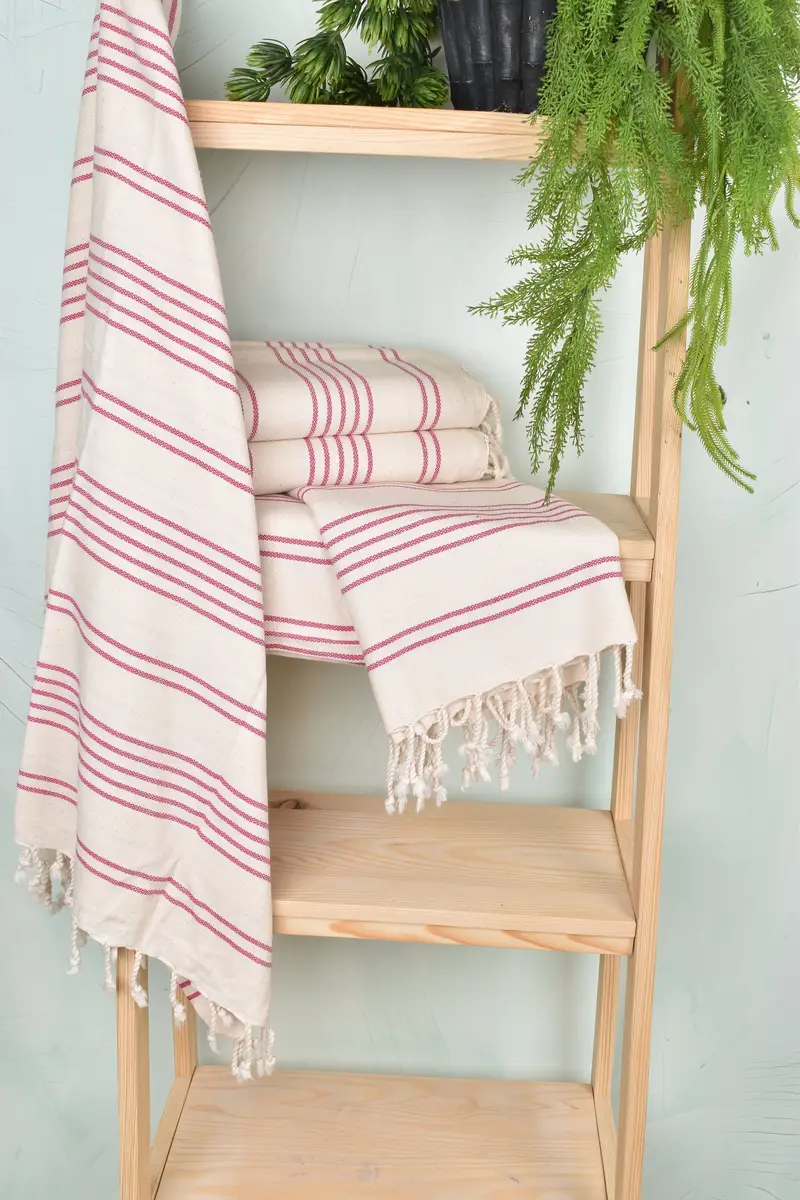 Bachelorette Party Gifts, 70x40 Cotton Striped Towel, Turkish Towel Beach, Monogrammed Turkish Towel, Valentines Gift, Personalized Turkish Towel - 6