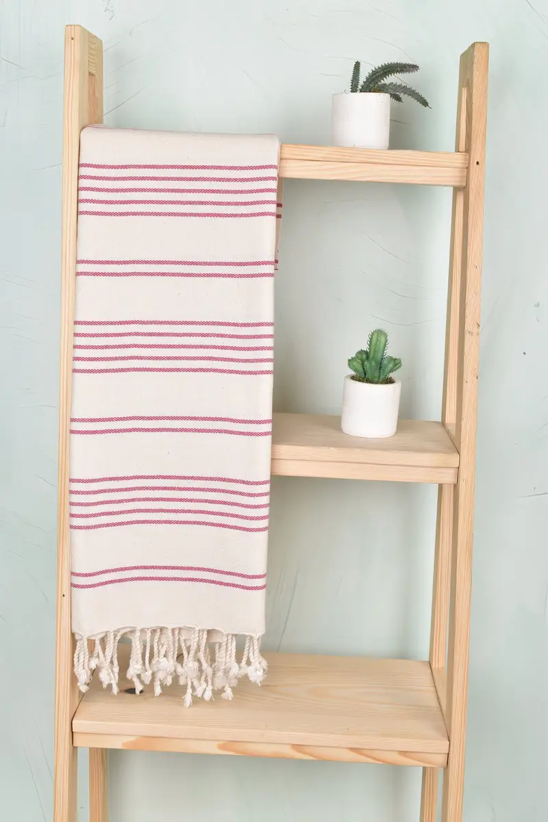 Bachelorette Party Gifts, 70x40 Cotton Striped Towel, Turkish Towel Beach, Monogrammed Turkish Towel, Valentines Gift, Personalized Turkish Towel - 8