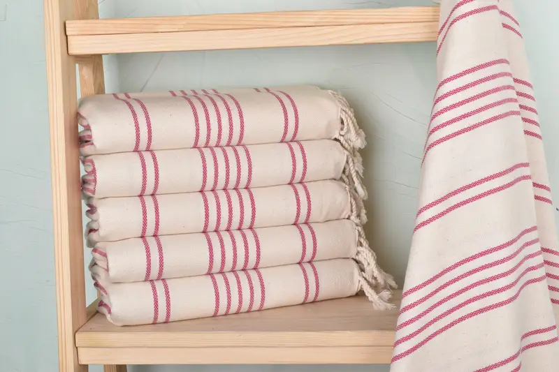 Bachelorette Party Gifts, 70x40 Cotton Striped Towel, Turkish Towel Beach, Monogrammed Turkish Towel, Valentines Gift, Personalized Turkish Towel - 2