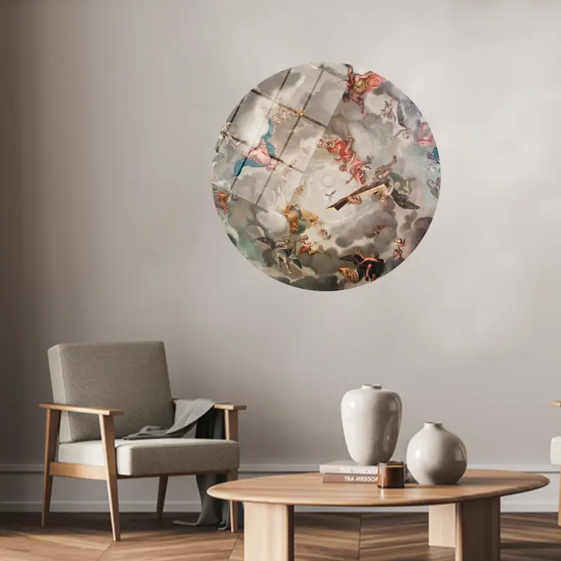 Renaissance Heaven Angel Fresco Printed Canvas Art