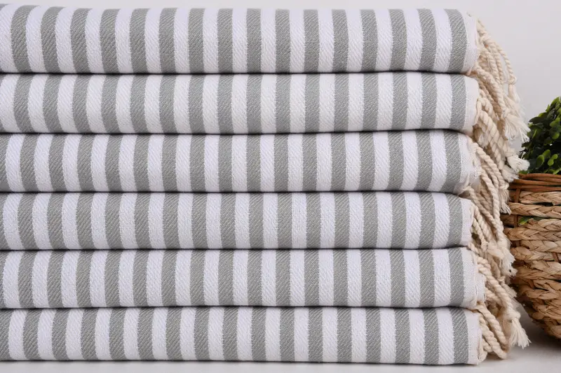 Personalized Gift, Personalized Dish Towel, 40x18 Cotton Striped Towel, Bachelor Bachelorette Party Favors, Custom Hand Towel, Organic Tea Towel - 3