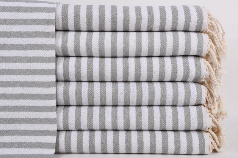Personalized Gift, Personalized Dish Towel, 40x18 Cotton Striped Towel, Bachelor Bachelorette Party Favors, Custom Hand Towel, Organic Tea Towel - 1