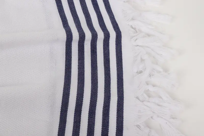 Custom Wedding Gifts, Fouta towel, Wedding Gift Ideas, Soft organic Turkish peshtemal for luxury spa use, Handmade Gift, 70x40 Cotton Striped Towel - 8