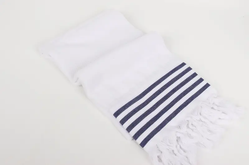 Custom Wedding Gifts, Fouta towel, Wedding Gift Ideas, Soft organic Turkish peshtemal for luxury spa use, Handmade Gift, 70x40 Cotton Striped Towel - 6