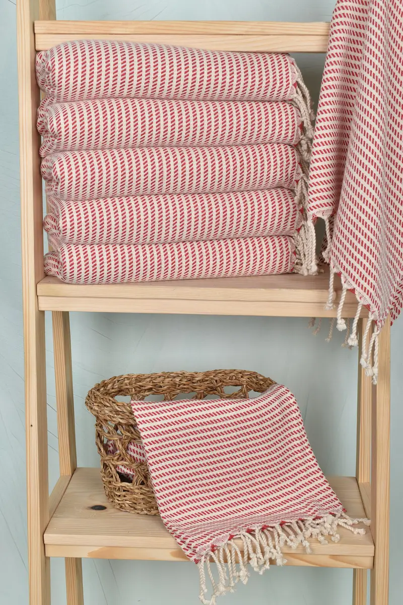 Holiday Towel, Bridesmaid Gifts, Spa Gift, 40x20 Cotton Polka Dot Towel, Wedding Gift, Bridal Shower Favors, Gift For The Home, Custom Hand Towel - 3