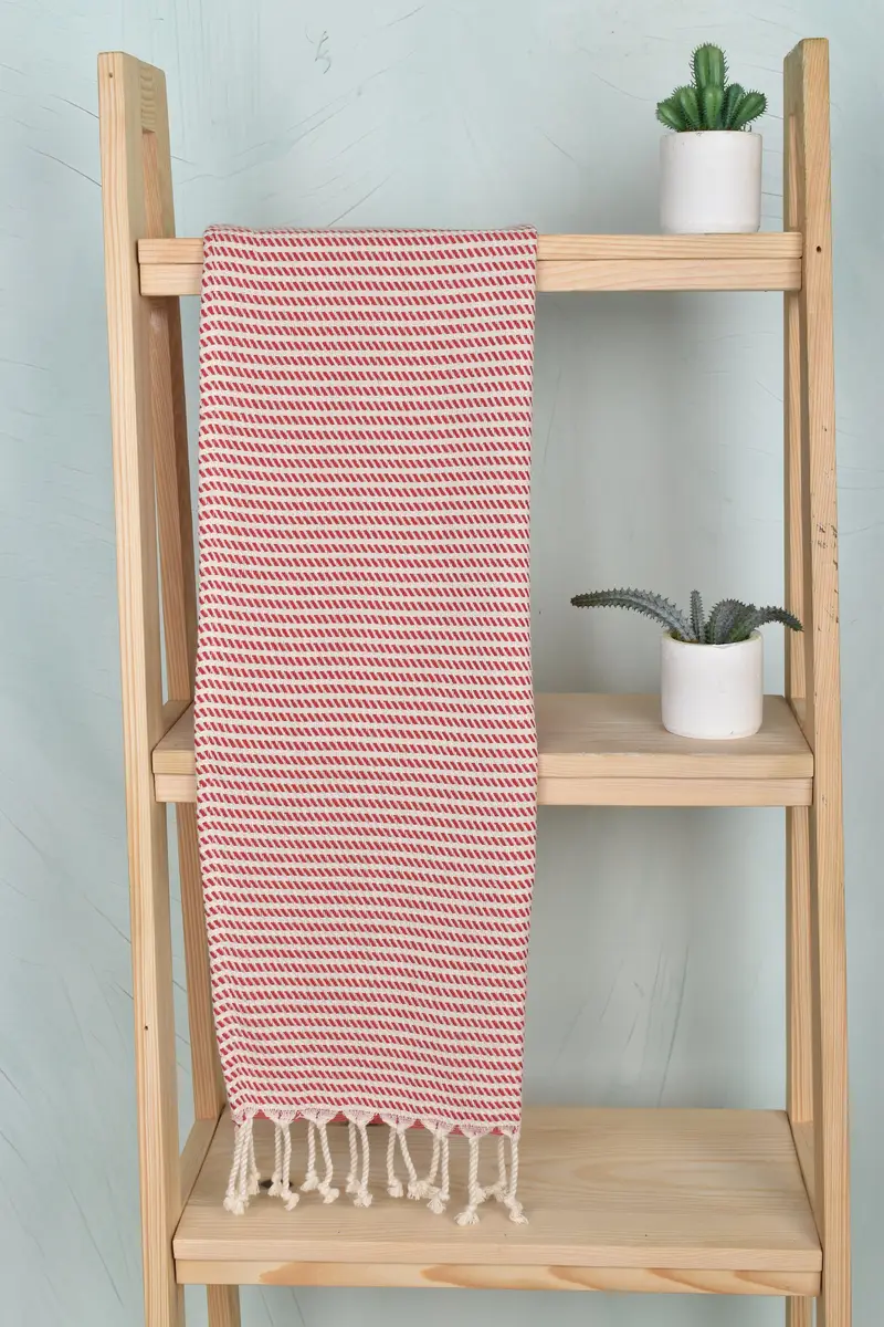 Holiday Towel, Bridesmaid Gifts, Spa Gift, 40x20 Cotton Polka Dot Towel, Wedding Gift, Bridal Shower Favors, Gift For The Home, Custom Hand Towel - 8