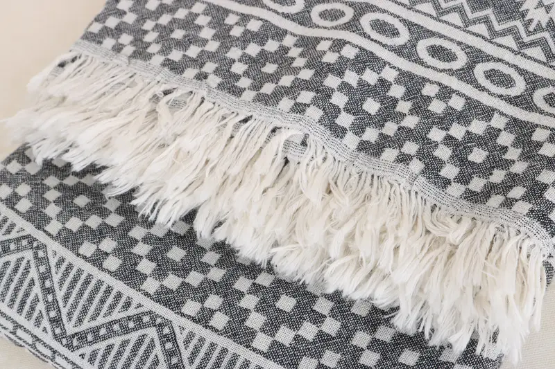 Peshtemal Towel, Bridal Gifts, Girls Weekend Favors, Beach Towel Bulk, Spa Gift Towel, Soft towel, Wedding Towel, 68x36 Cotton Geometric Towel - 5