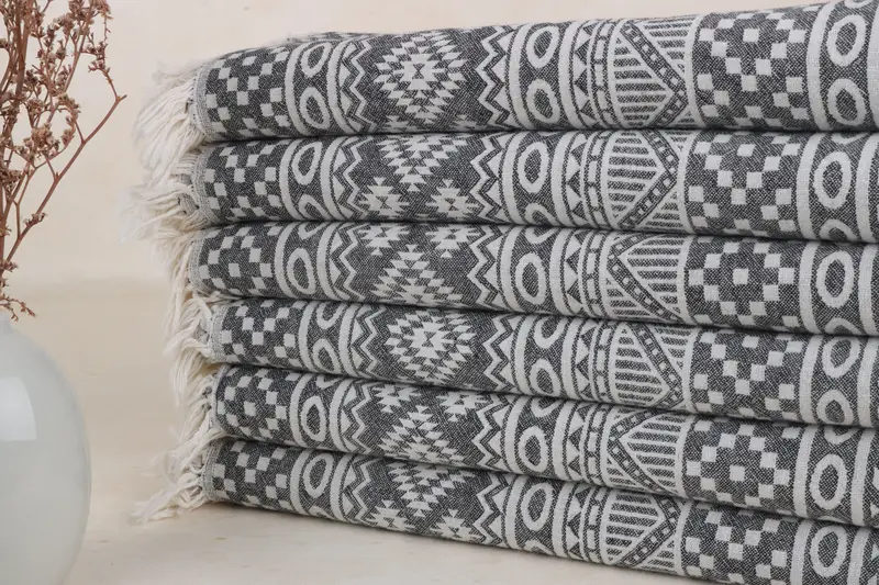 Peshtemal Towel, Bridal Gifts, Girls Weekend Favors, Beach Towel Bulk, Spa Gift Towel, Soft towel, Wedding Towel, 68x36 Cotton Geometric Towel - 1