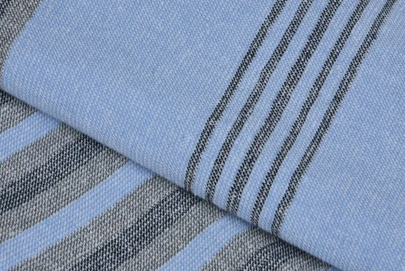 Organic Turkish towel, Fringed Turkish peshtemal beach towel USA, Bathroom Towel, 64x36 Cotton Striped Terry Towel, Travel towel, Cotton towel - 8