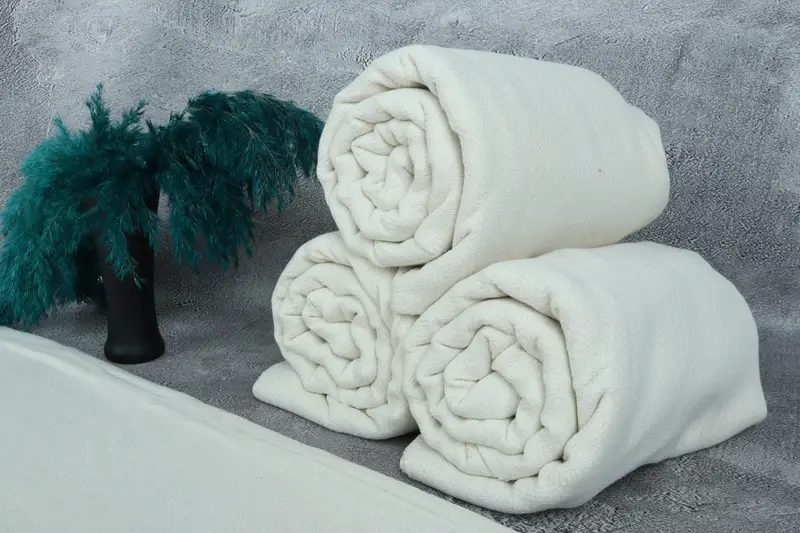 Throw Blanket, 96x80 Cotton Diamond Towel, Organic Throw, Turkish Cotton Blanket, Valentines Day Gift For Him, Bridal Shower Gift, Wedding Favors - 8