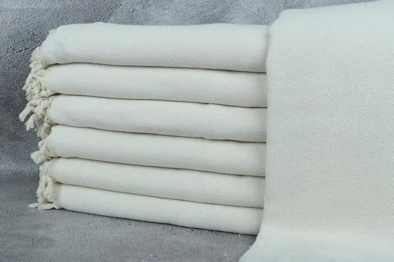Throw Blanket, 96x80 Cotton Diamond Towel, Organic Throw, Turkish Cotton Blanket, Valentines Day Gift For Him, Bridal Shower Gift, Wedding Favors - 1