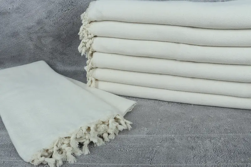 Throw Blanket, 96x80 Cotton Diamond Towel, Organic Throw, Turkish Cotton Blanket, Valentines Day Gift For Him, Bridal Shower Gift, Wedding Favors - 2