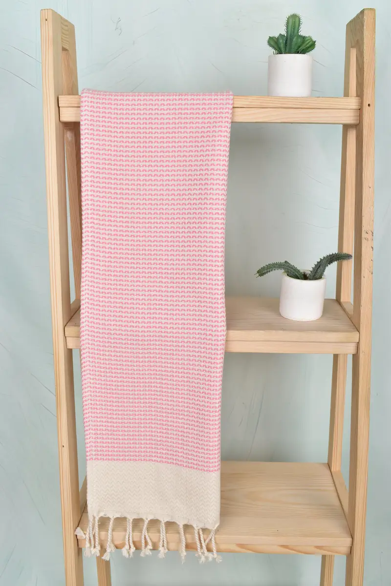Towel With Name, Monogram Dish Towel, 40x20 Cotton Diamond Towel, Turkish Tea Towel, Personalized Kitchen Towel, Organic Tea Towel, Wedding Favors - 8