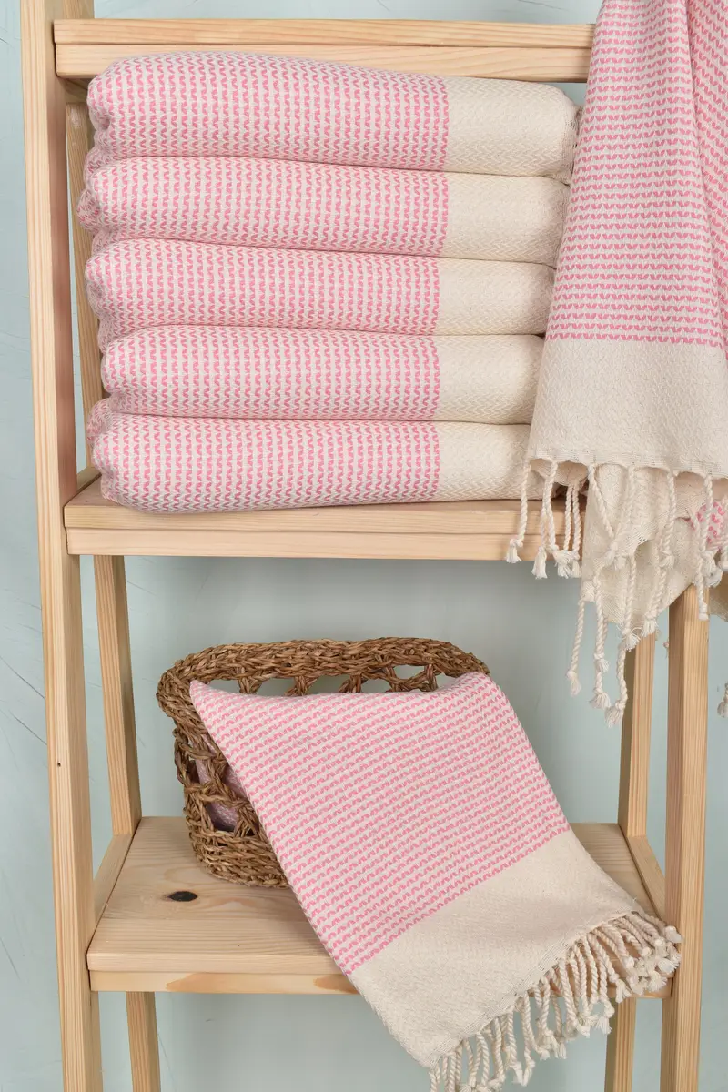 Towel With Name, Monogram Dish Towel, 40x20 Cotton Diamond Towel, Turkish Tea Towel, Personalized Kitchen Towel, Organic Tea Towel, Wedding Favors - 3