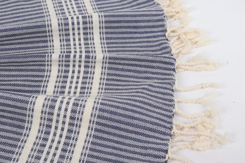 68x38 Cotton Striped Towel, Gym Towel, Memorial Gift, Wedding Gift, Absorbent Turkish towel, Personalized Bridesmaid Beach Towel, Bridal Shower Gift - 8