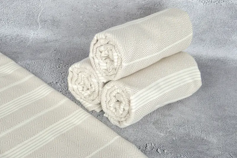 Beach Towel Monogram, Bridal Shower Gifts, 70x38 Cotton Diamond Towel, Custom Wedding Gifts, Best Friend Gift, Bridesmaid Towel, Embroidered Towel - 8