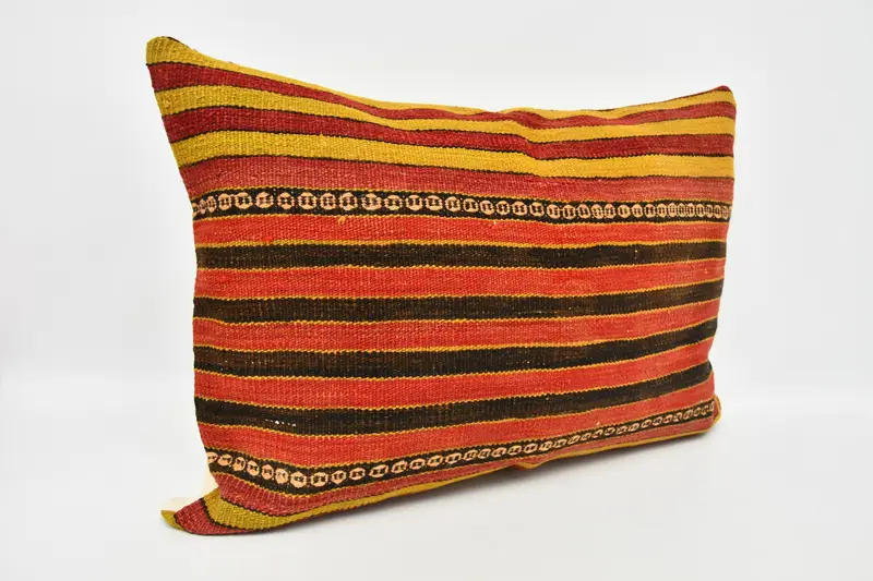 Pillow Sham, Outdoor Patio Cushion Cover, 20x28 Red Pillow Cover, Home Decor Pillow, Lounge Throw Cushion Cover, Kilim Pillow, Throw Kilim Pillow - 3