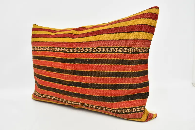 Pillow Sham, Outdoor Patio Cushion Cover, 20x28 Red Pillow Cover, Home Decor Pillow, Lounge Throw Cushion Cover, Kilim Pillow, Throw Kilim Pillow - 4